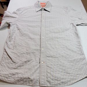 (M) Faconnable Long Sleeve Button Up Shirt